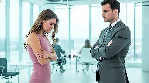 She forgot her uniform and went to work in a short dress… when the CEO saw her, he did something