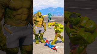 HULK HELPED IRONMAN AND SAVES SPIDERMAN AND REVANGE HIM 😡 #shorts #shortvideo