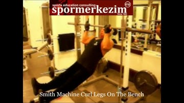 Biceps-Smith-Machine-Curl-Legs-On-The-Bench-Spormerkezim-Erol UĞUR