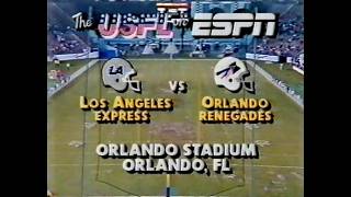 USFL L.A. Express @ Orlando Renegades, Jun. 22, 1985