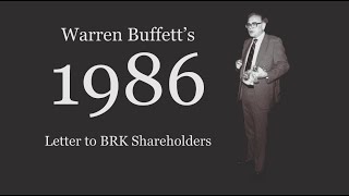 Warren Buffett's 1986 letter to Berkshire shareholders