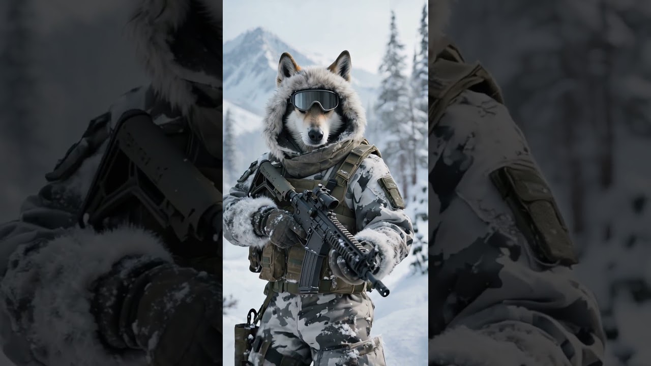Arctic Dog Soldier ❄️🐾