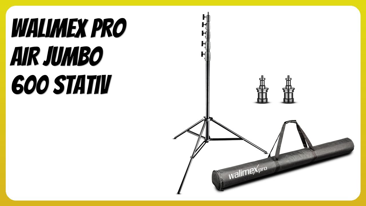 BEWERTUNG (2025): Walimex pro AIR Jumbo 600 Stativ. Infos