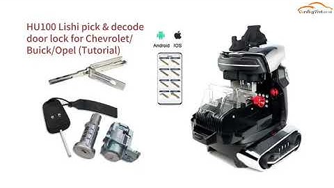 2M2 TANK 2 Pro CNC Tutorial | Lishi HU100 Decode Door Lock for Chevrolet/ Buick/ Opel - Cardiagtool