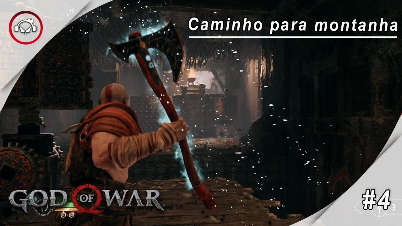 Miniatura do vídeo God of War, Caminhio para montanha, Gameplay #4 PT-BR