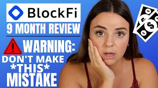 BLOCKFI 9 MONTH REVIEW + TIP TO GAIN MORE BITCOIN! screenshot 5