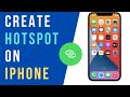 How to Create a Hotspot on iPhone And Share an Internet Connection
