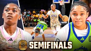 Juju Watkins Pulls Up To Watch Top HS Hoopers BATTLE! Overtime Select Semifinals Live