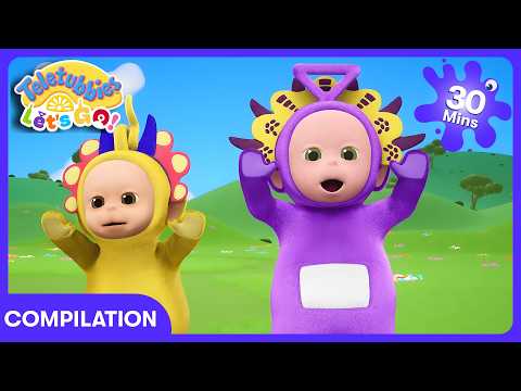 TELE-DINOSAURS! 🦖😮🤩 | Teletubbies Songs | WildBrain Disco