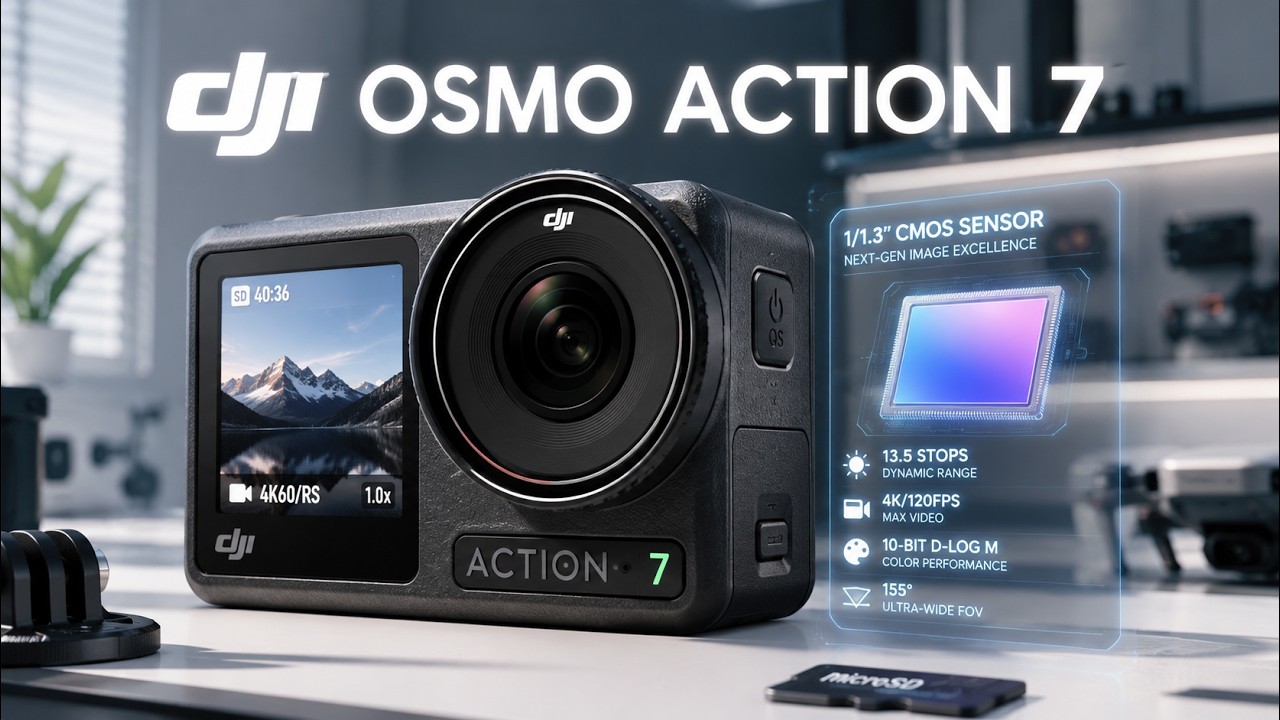 DJI Osmo Action 7 Leaks & Release Date: 8K Game Changer? - YouTube