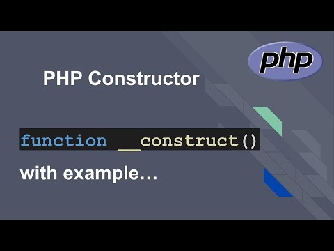 Constructor In PHP | PHP Constructor | PHP OOPs