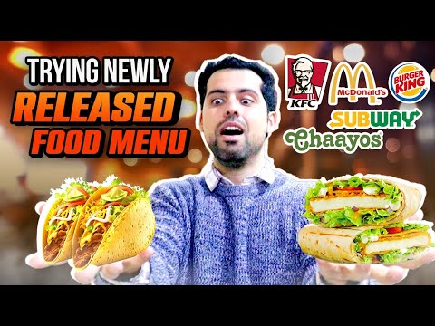 Trying Newly Launched Menu Of Fast Food Chains For 24 Hours! | @cravingsandcaloriesvlogs