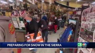 With big winter storm expected, Truckee residents rush to get homes prepped
