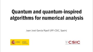 Quantum and "quantum-inspired" algorithms for numerical analysis