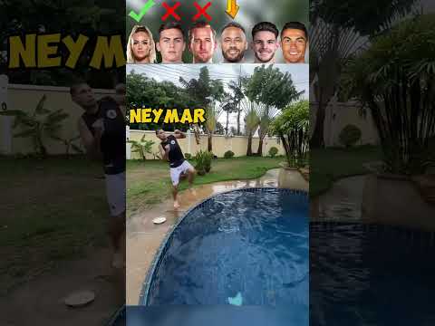 Lehman VS Dybala VS Kane VS Neymar VS Rice VS Ronaldo Crazy Water Challenge😎