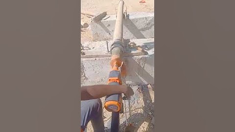 How to clean Set concrete pipe line effectively