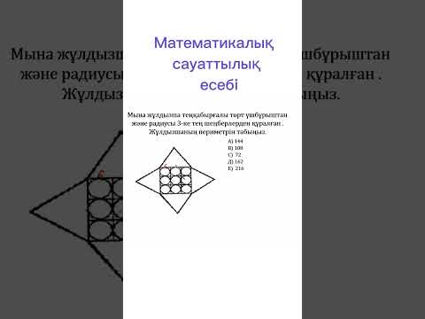 Математикалық сауаттылық есебі