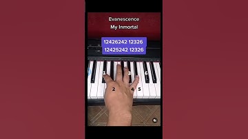 Thumbnail of My Immortal by Evanescence Piano Tutorial. #intro #pianomusic #pianolesson
