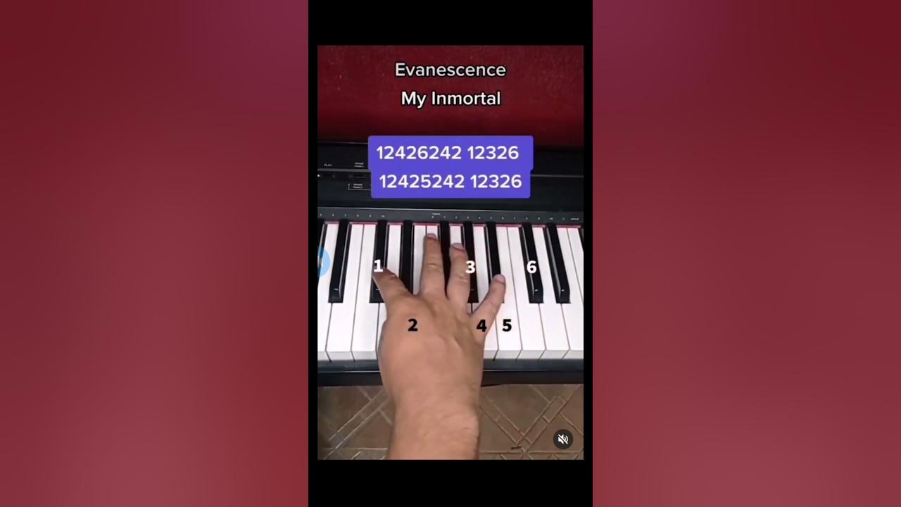 My Immortal by Evanescence Piano Tutorial. #intro #pianomusic #pianolesson My Immortal by Evanescence Piano Tutorial. #intro #pianomusic #pianolesson