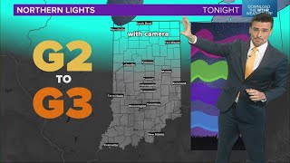 Will Indiana be able to see the northern lights one more time Sunday night?