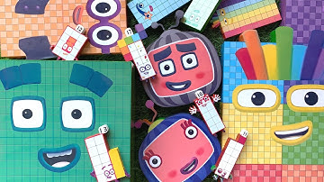 Looking for Numberblocks NEW 5123 Puzzle Tetris Space ASMR  | Numberblocks Satisfying Video