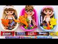 2 Minutes Satisfying with Full of 3 Rainbow BathTubs Candy with M&M's & Magic Slime Cutting Video