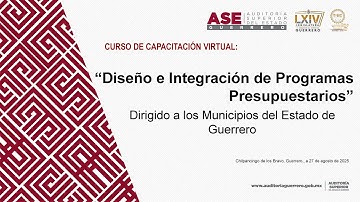 Curso virtual  "Diseño e Integración de Programas Presupuestarios"
