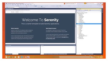 001 - Serene - Serenity Application Framework Getting Started