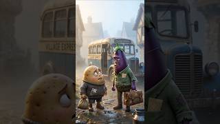 part 1! Poor Potato & Eggplant Brothers’ Struggle 😢🥔🍆|#Potato #Eggplant #EmotionalStory