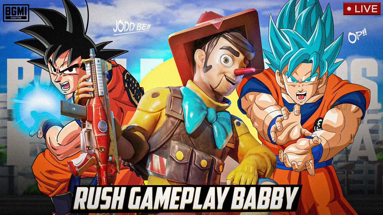 HEAVYY RUSH GAMEPLAYY | FATTKIDD IS LIVE | BGMI LIVE | ROAD TO 100 SUBS