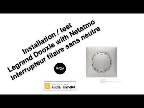 Legrand 600090A, Interrupteur blanc avec neutre connecté avec option  variateur