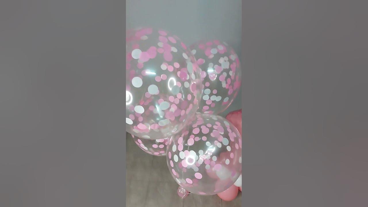 Повітряні шари для дівчинки на 1 рік, рожеві кульки #balloons #decor # ...