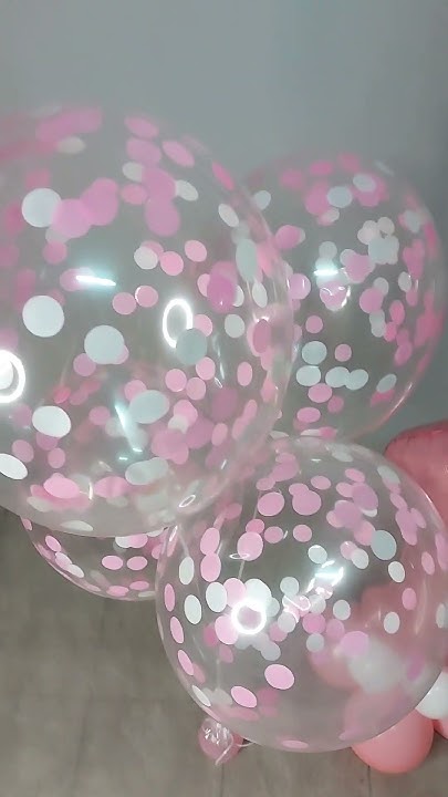 Повітряні шари для дівчинки на 1 рік, рожеві кульки #balloons #decor # ...