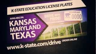 Support Students with a K-State License Plate
