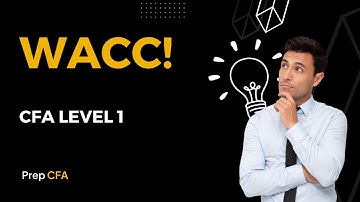 How to calculate WACC - CFA Level 1