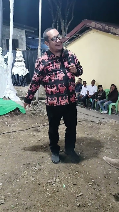 Entertaining & inspiring. Hilarious story of RD. Amance Ninu. Wedding reception: Santo Meol & Sis...