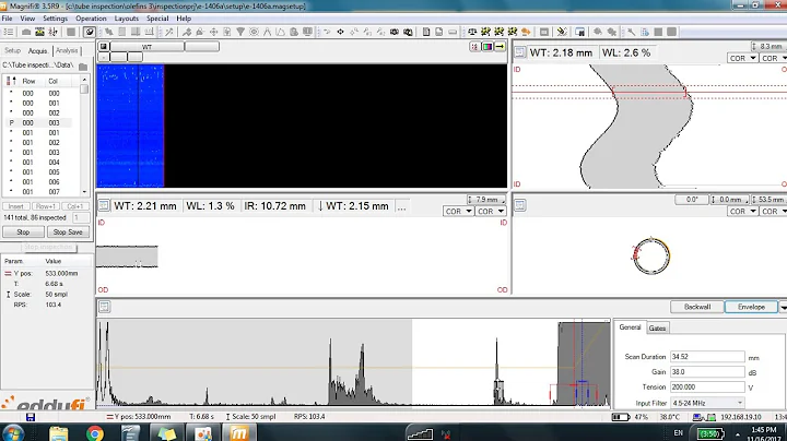 Ultrasonic Testing Immersion Calibration