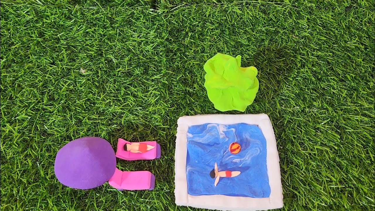 Clay Swimming Pool Making - YouTube