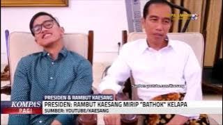 Jokowi: Rambut Kaesang Mirip “Bathok” Kelapa