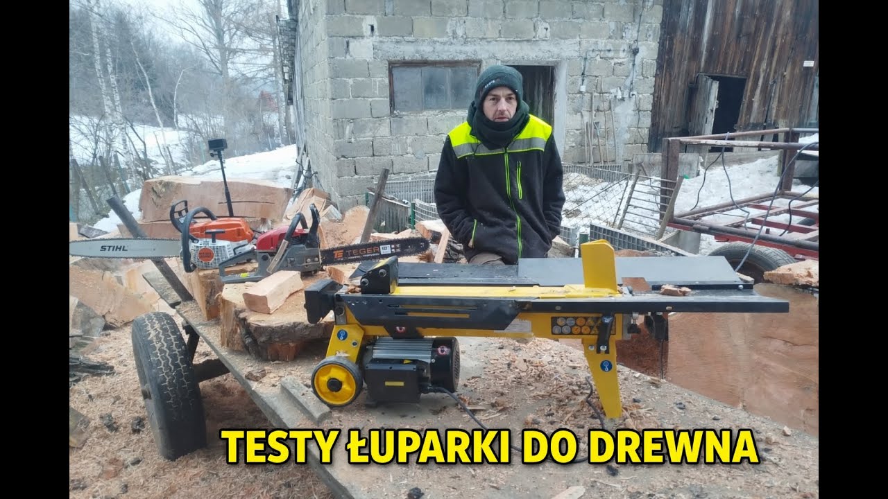 Testy Łuparki Do Drewna Cedrus/Drzewa Będzie Na Całą Zimę