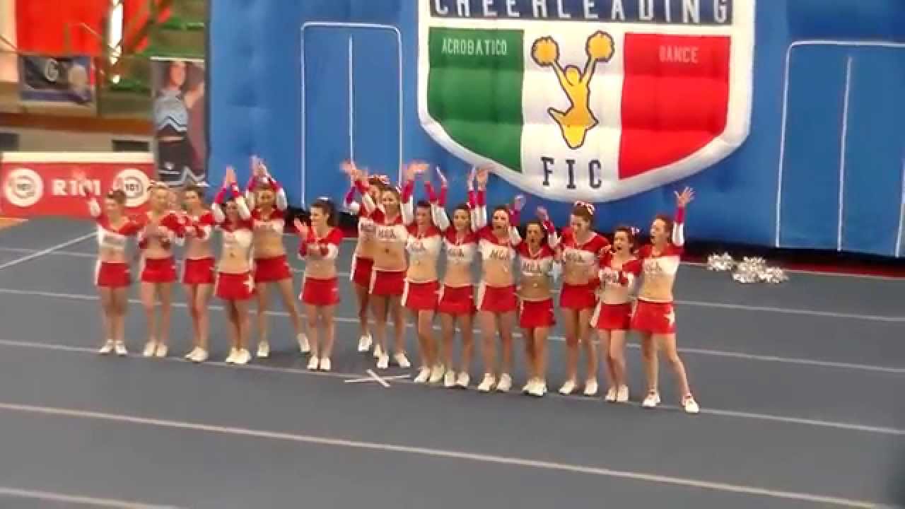Milano Cheers Cheerleading Elite All Girl Coppa Italia 2014 Livorno