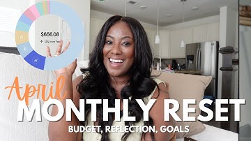 APRIL MONTHLY RESET 💰budgeting, goals, may spending recap, no spend month, what’s a escrow account?