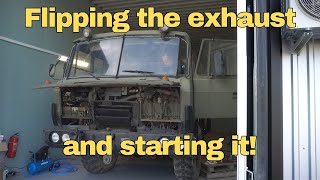 Flipping the exhaust and starting the Tatra 815! Will it start?