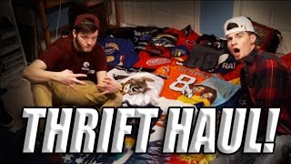 Largest Thrift Haul Evar!! Vintage Pickups, Jerseys, Hats, Jackets, and More!