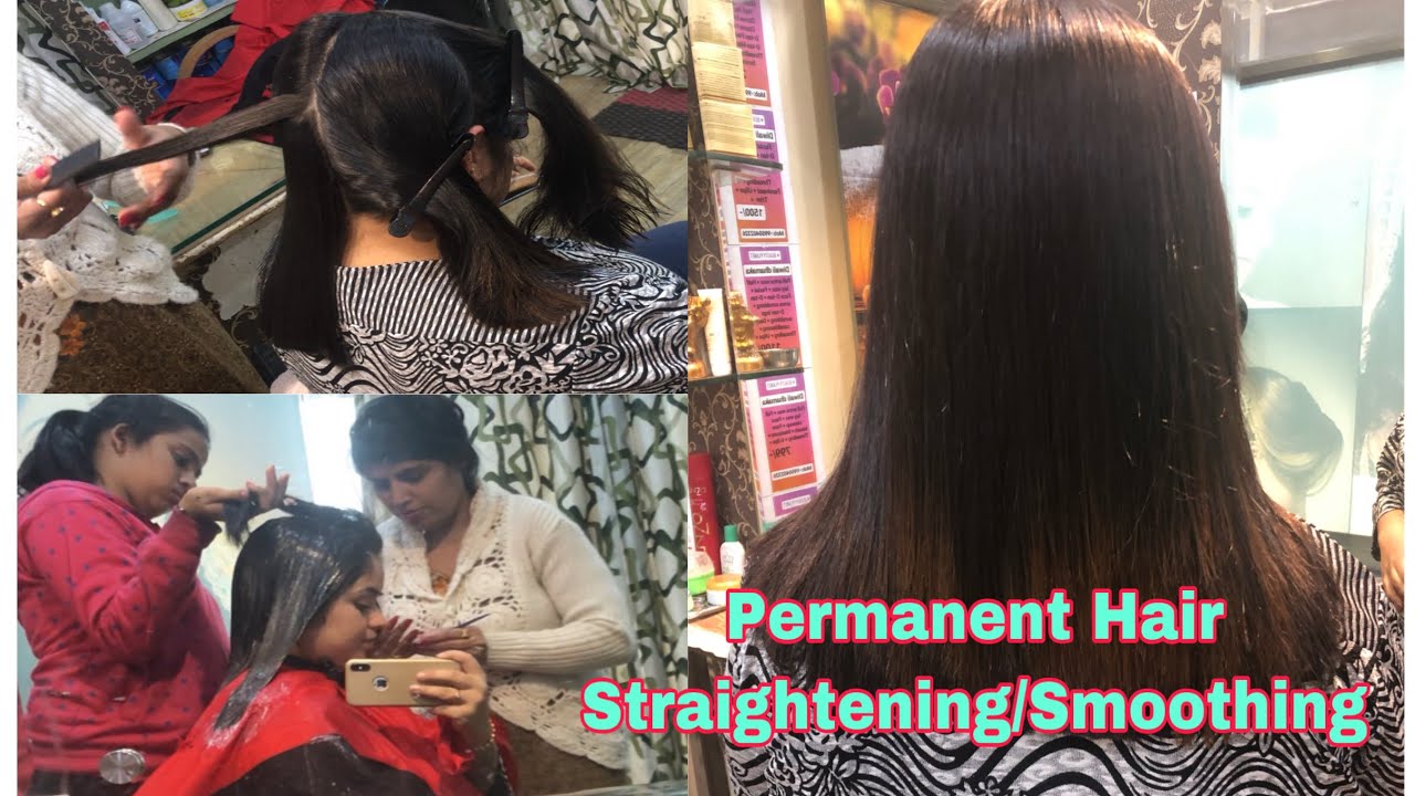My Permanent Hair Smoothing/Straightening Tutorial Step by Step YouTube