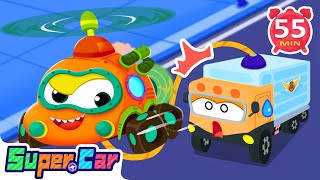 Super Cars vs. Sneaky Monster Cars! | Save The Day with Epic Car Adventures | Car Cartoons