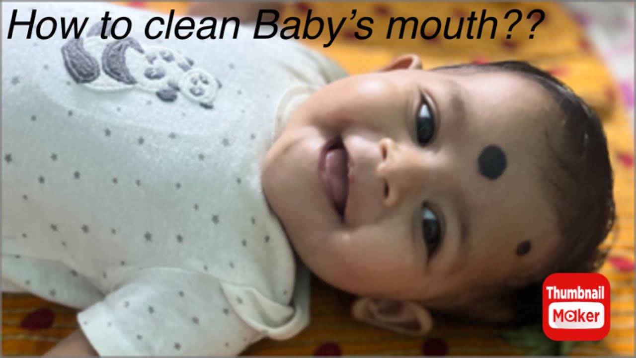 How to clean Baby’s mouth??odiavlog YouTube