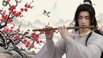 Chinese Zen Music: Bamboo flute, erhu & Guzheng | Deep Sleep @MoonlitMelodies-68s