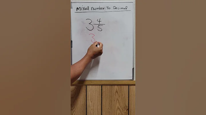Easy Trick To Convert Mixed Number To Decimal #math #mathematics