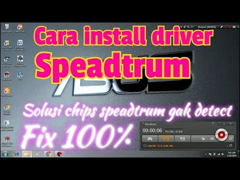 Cara instal driver speadtrum full